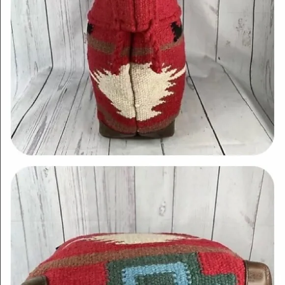 Sundance Catalog AmeriLeather Navajo Inspired Tote Bag Laptop Bag - Picture 4 of 4